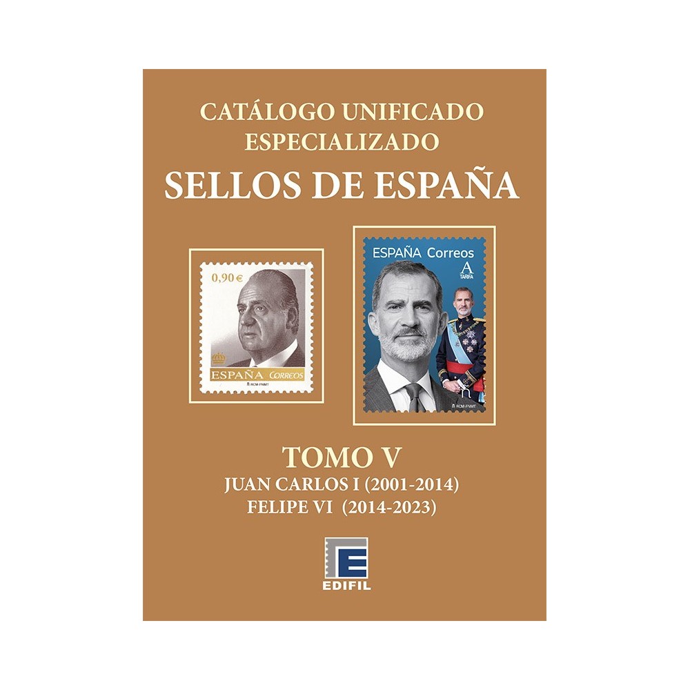 Catálogo Especializado de Sellos de España Serie Bronce Tomo V