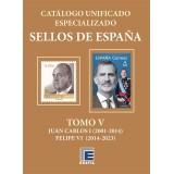 Catálogo Especializado de Sellos de España Serie Bronce Tomo V
