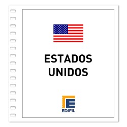 Estados Unidos 2001/2005. Juego hojas ilustrado. Color